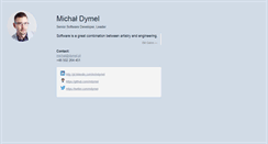 Desktop Screenshot of dymel.pl