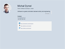Tablet Screenshot of dymel.pl